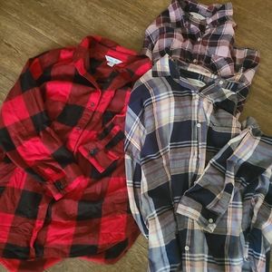 Old navy flannel lot 2xl xxl
